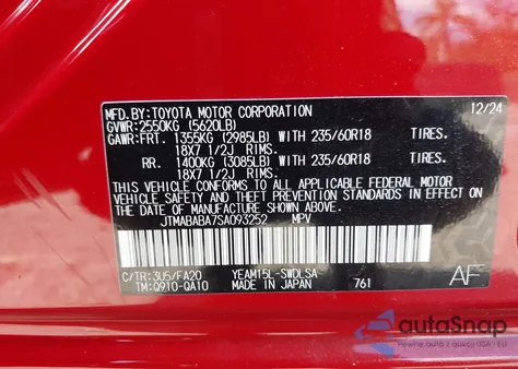 2025 Subaru Solterra Premium z USA, uszkodzony, nr VIN JTMABABA7SA093252